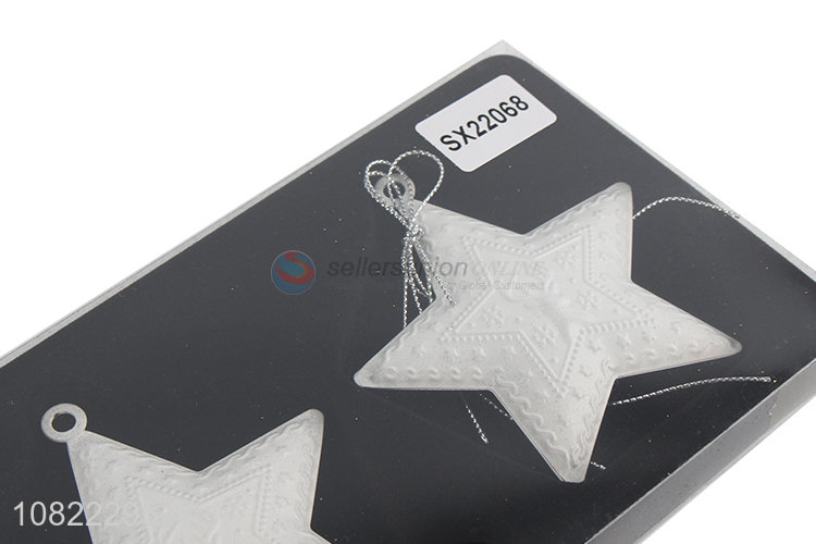Custom Christmas Decoration Iron Star Hanging Ornament