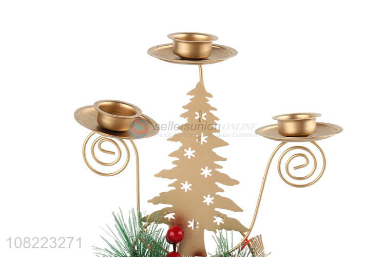 Fashion Design Christmas Decorations Candle Holder Wholesale