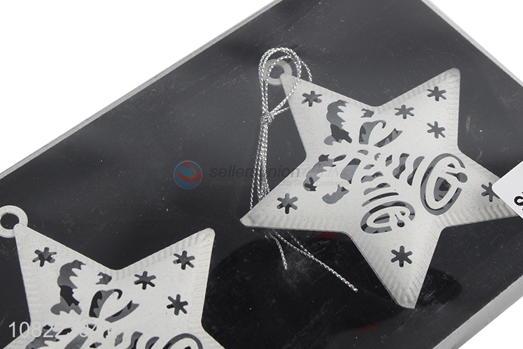 Fashion Hollow Out Five-Pointed Star For Christmas Tree Decoration