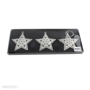 Fashion Iron Five-Pointed Star For Christmas Tree Decoration