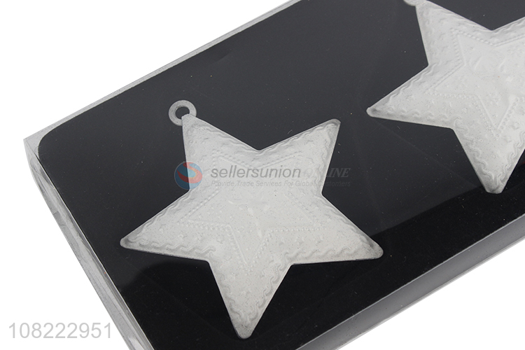 Custom Christmas Decoration Iron Star Hanging Ornament