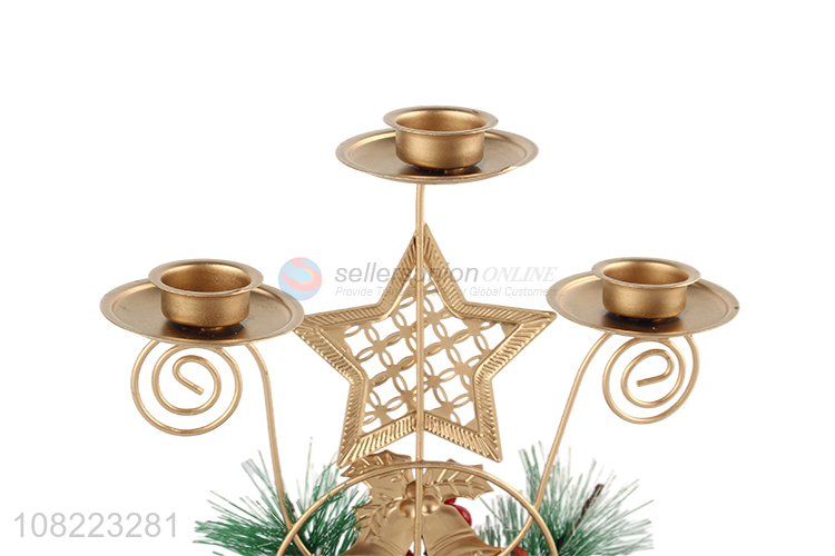 Wholesale Christmas Desktop Decoration Candle Holders