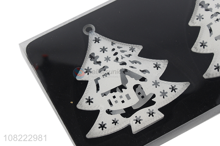 Custom Christmas Tree Decoration Hollow Out Mini Christmas Tree