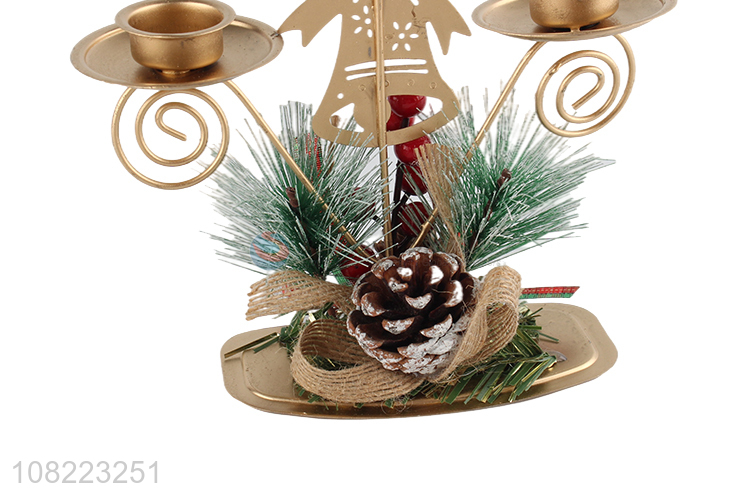 Good Quality Christmas Decoration Metal Candle Holders