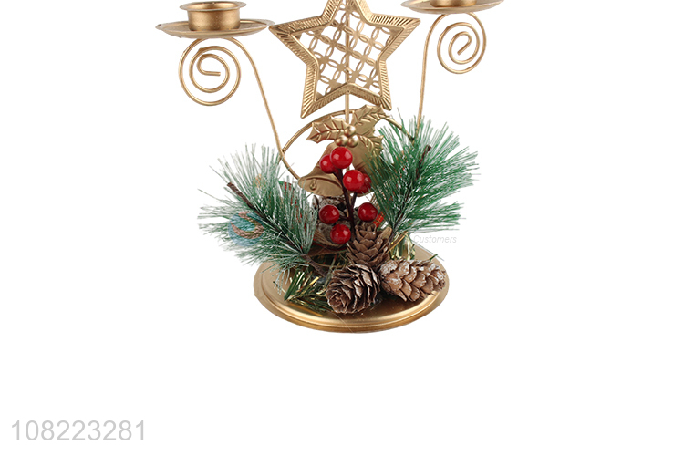 Wholesale Christmas Desktop Decoration Candle Holders