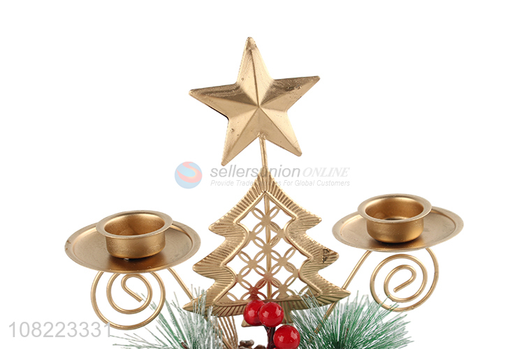 Good Quality Christmas Candle Holder Popular Christmas Ornament