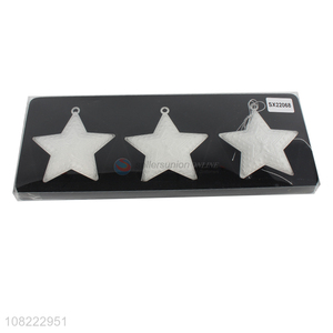 Custom Christmas Decoration Iron Star Hanging Ornament