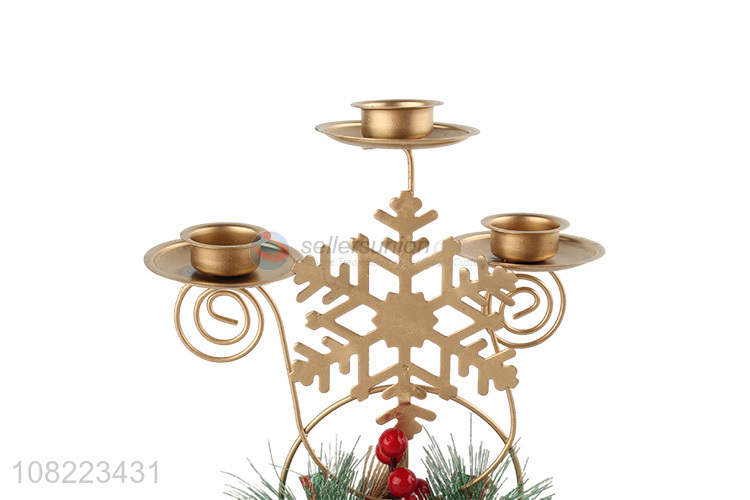 Fashion Christmas Decorations Metal Candle Holder Wholesale