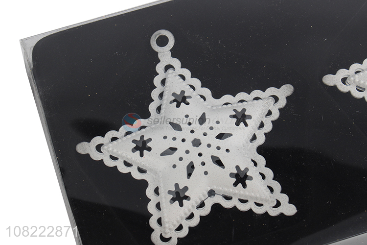 Fashion Iron Five-Pointed Star For Christmas Tree Decoration