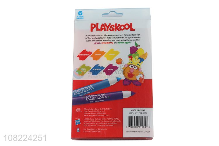 Yiwu wholesale creative scented markers watercolor pens