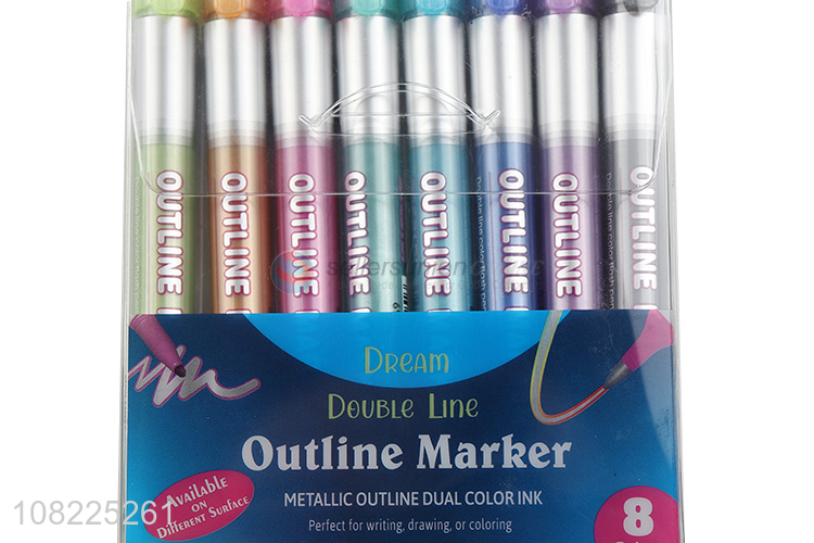 Good Price 8 Pieces Marker Pen Set For School And Office