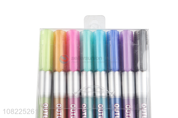 Good Price 8 Pieces Marker Pen Set For School And Office