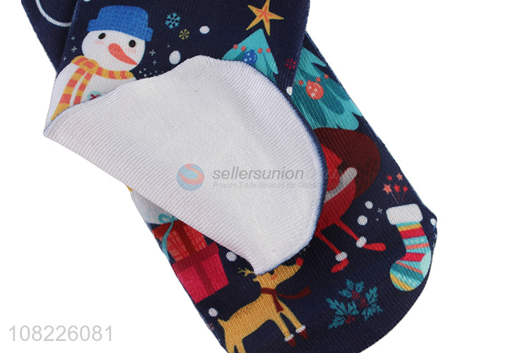 New arrival novelty 3D digital printing socks Christmas socks