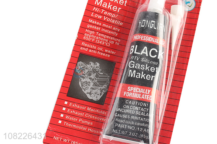 Good quality black RTV silicone gasket maker adhesive