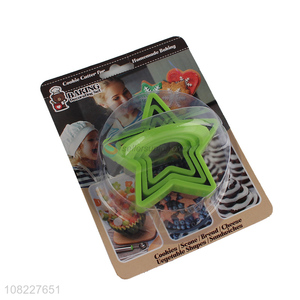 Yiwu market creative pentagram cookies mould kitchen tools