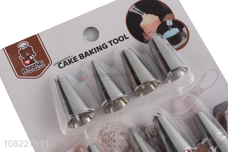 New products creative stainless steel cake pastry tube