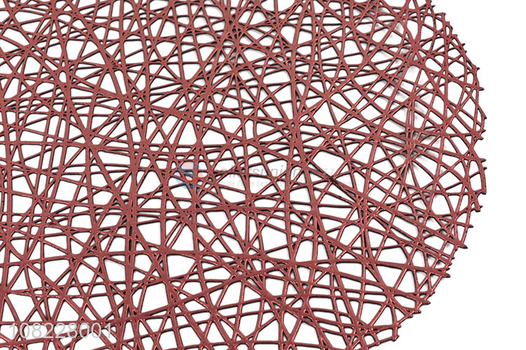 Low price hollow placemat creative insulation pads