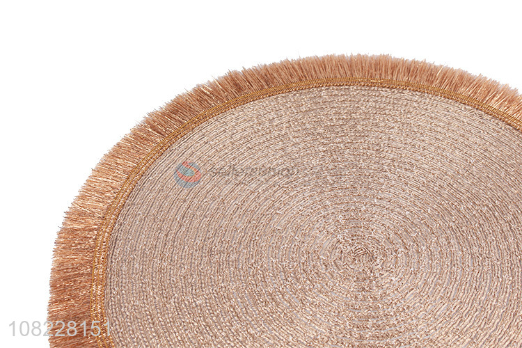 Online wholesale fashion Raw edge placemat for household
