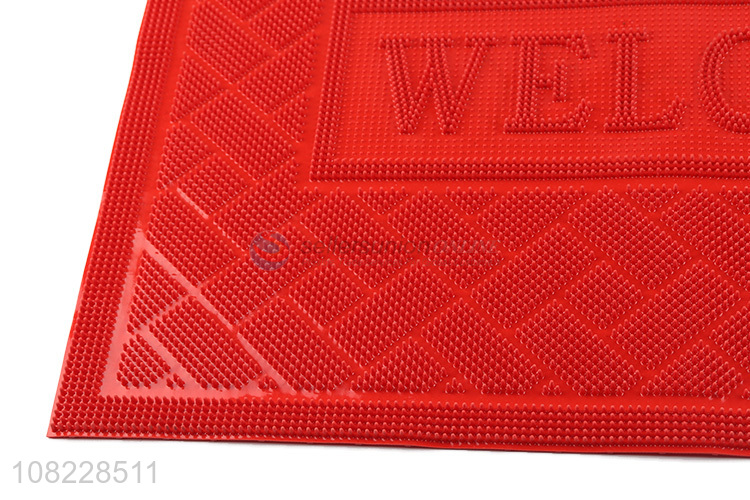 hot selling non-slip door mat rectangle PVC mat