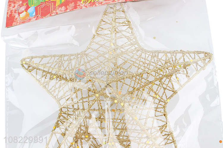 China imports gold metal topper star Christmas tree star ornaments