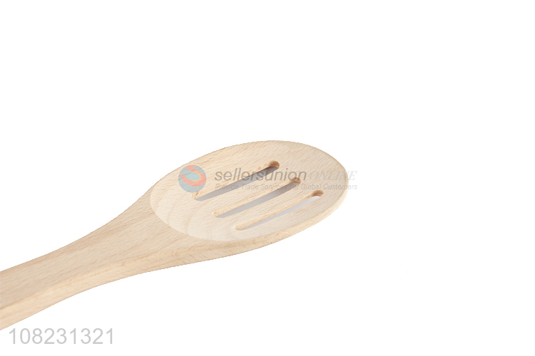 New Products Wooden Slotted Spoon Salad Mixing Spoon