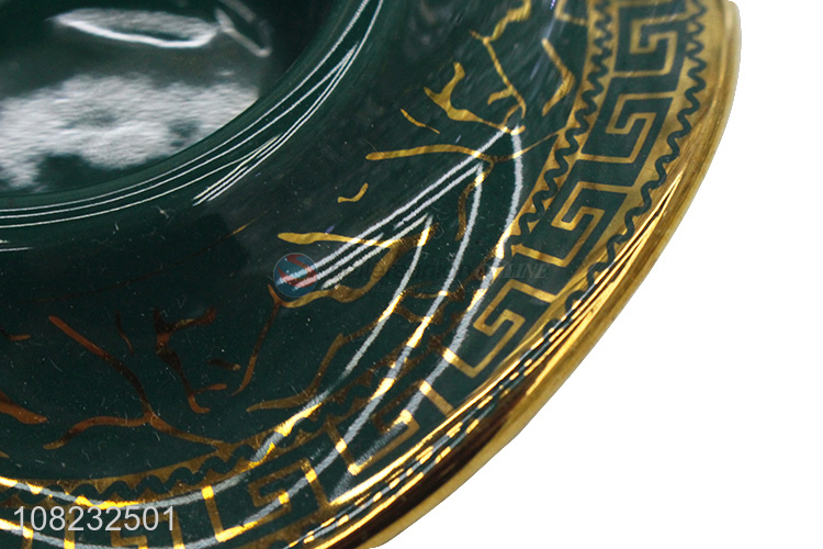 New arrival exquisite European style ceramic coffee cup and saucer set