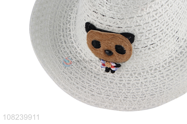 Online wholesale cartoon summer hat woven straw hat