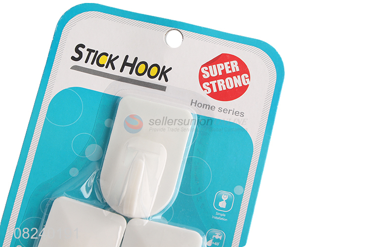Hot Products Plastic Sticky Hook Heavy Duty Adhesive Hooks