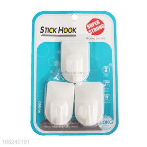 Hot Products <em>Plastic</em> Sticky <em>Hook</em> Heavy Duty Adhesive Hooks