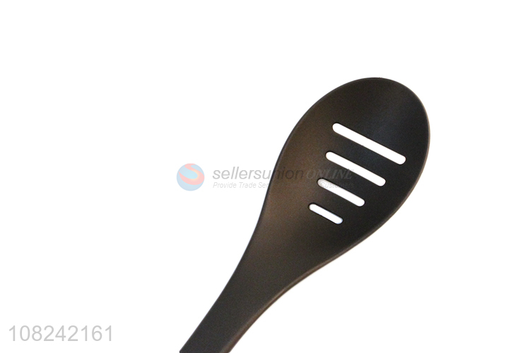 Hot selling creative wooden grain nylon slotted spoon