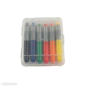 China products 6pieces color <em>crayons</em> for <em>kids</em> painting tools