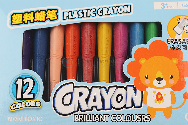 Popular products non-toxic plastic crayons with top quality