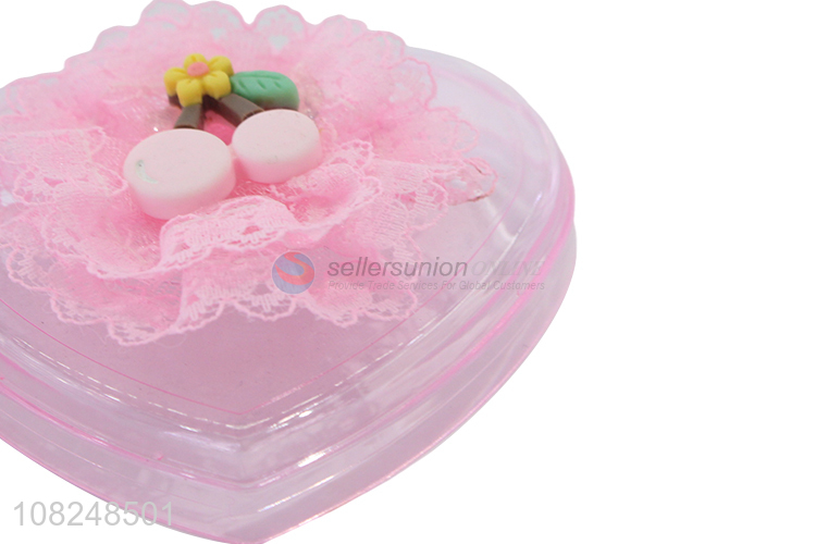 China factory pink plastic girls jewelry box gift box for gifts