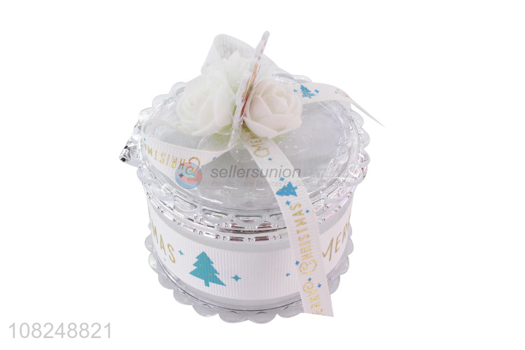 Top quality desktop round jewelry box gifts packaging box