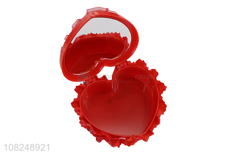 Most popular heart shape girls jewelry box gifts box for sale