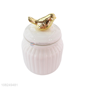 Yiwu wholesale ceramic <em>candy</em> jar jewelry storage <em>box</em>