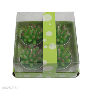 High quality creative plant candle succulent scented candles