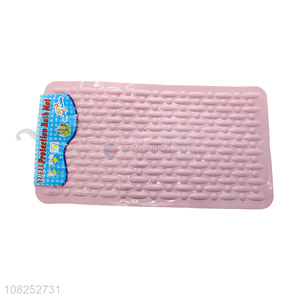 Yiwu market non-slip pvc bath mat machine washable pvc shower mat