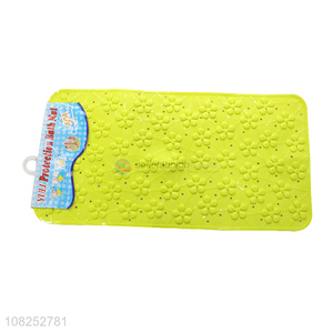 Hot sale anti-bacterial ant-slip pvc flower bathtub mat bathroom mat