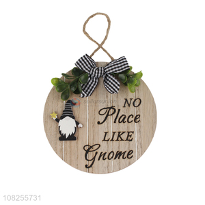 Good price rustic wooden Christmas decoration hanging farmhouse craft