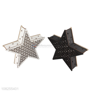 China imports Christmas tabletop <em>wooden</em> ornaments wood star <em>craft</em>