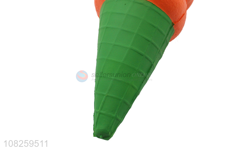 Wholesale pumpkin ice cream squeeze squishy toy party favors