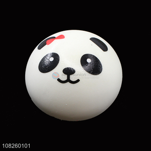 Yiwu market kawaii squishy panda bread mochi stress relief toy