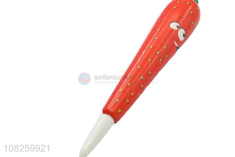 Hot sale cartoon squishy stress ballpoint pen for kids adults