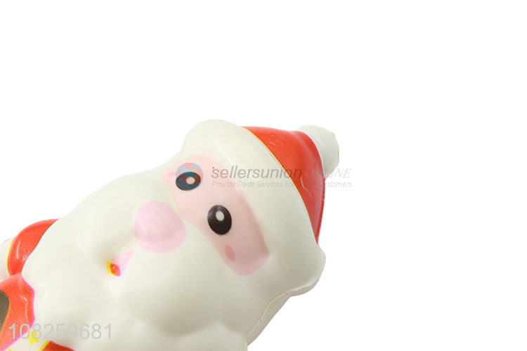 Best selling santa claus stress relief toy scented squeeze toy