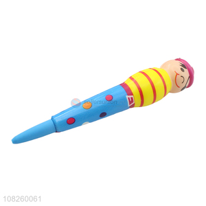 Hot selling kids stationery cute squishy squeeze ballpoint pen