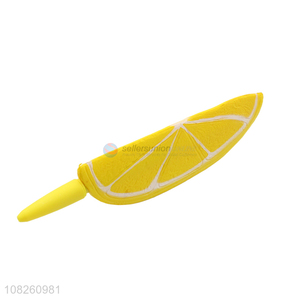 Yiwu market creative lemon toy pen portable vent toys