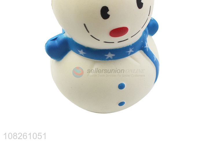Yiwu market PU snowman vent toys creative funny toys