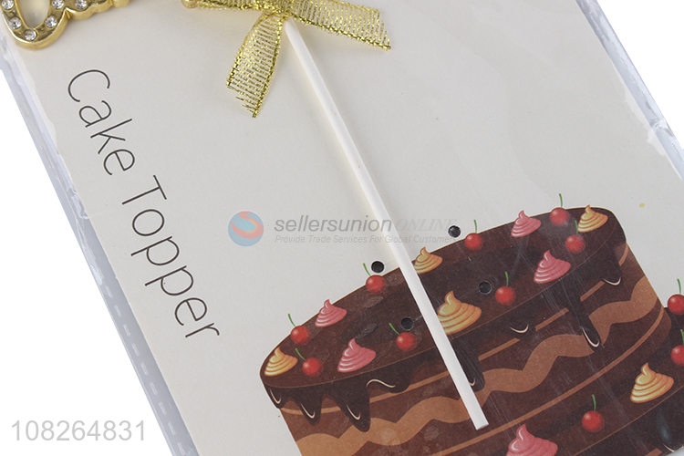 Factory price delicate design cake topper for cake decoration