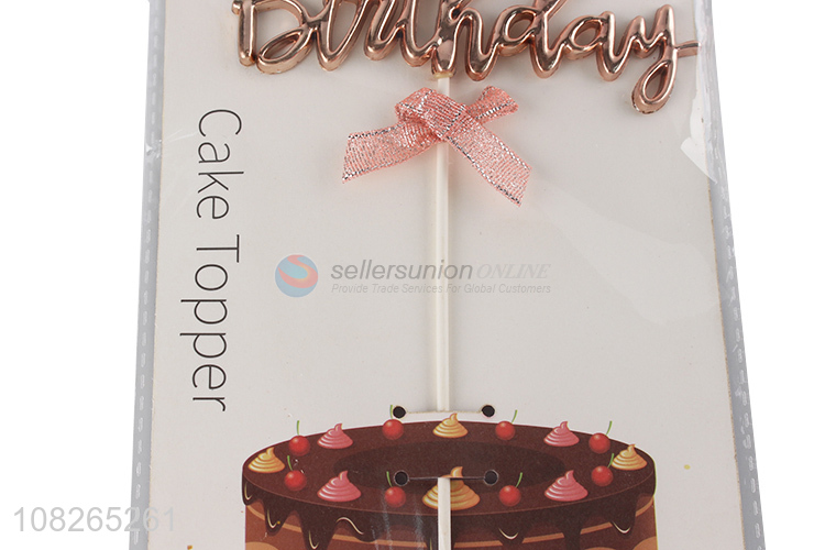 Low price plastic multicolor cake decoration cake topper for sale